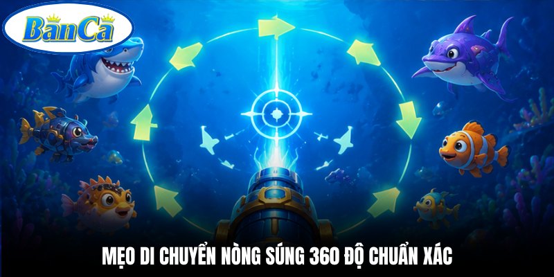 Mẹo di chuyển nòng súng 360 độ chuẩn xác