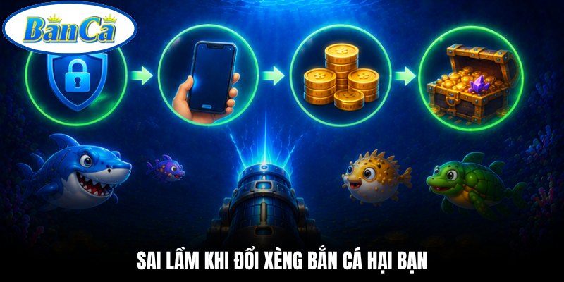 Sai lầm khi đổi xèng bắn cá hại bạn
